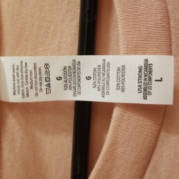 💥3/$10💥Peachy Pinkish Tee by Bella-Canvas - Picture 5 of 6